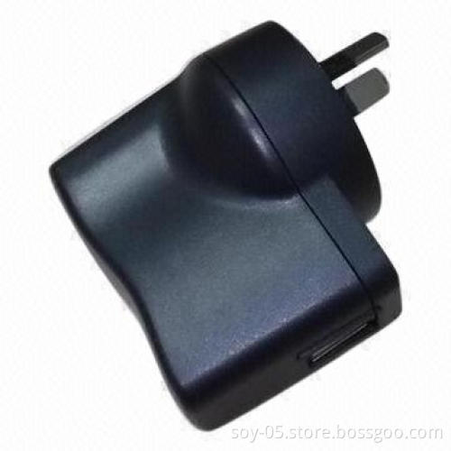 Wall-mount adapter with AU mark with fixed cable